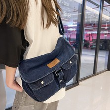 Love Home Ilkbahar Yaz Orijinal Küçük Taze Çapraz Omuz Denim Büyük Kapasiteli Omuz Çantasısı (Yurt Dışından)