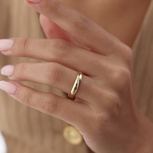 Öz Alyans 4 mm Gümüş Iç Dış Bonbeli Klasik Alyans