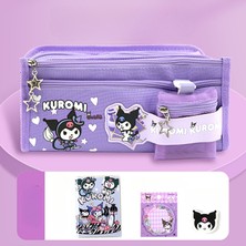 Cwecom12 Beautifyy Sanrio Kalem Çantası Ilköğretim Okulu Öğrenci Kulomi Tarçınlı Köpek Melody Kırtasiye Kutusu Kalem Kılıfı Kız Kalp Çocuk Hediyesi (Yurt Dışından)