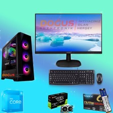 Doğuştek BILGEM24 Stugame I3 512NVME SSD GTX1650 4gb 23,5" Gaming Masaüstü Bilgisayar
