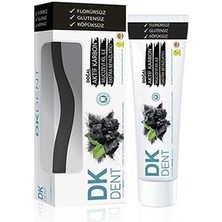 Dk Dent Dkdent Vegan Aktif Karbonlu Florürsüz Diş Macunu 75 Ml Diş Fırçası Li