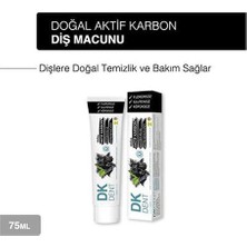 Dk Dent Dkdent Aktif Karbonlu Florürsüz Diş Doğal Macunu 75 Ml X 2 Adet