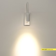 Ack LED Spiralli Aplik 3000K Günışığı Beyaz Gövde