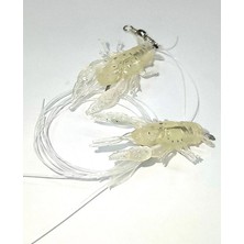 Çapari Av Levrek Avcısı Simli Silikon Mamun Yemli Takım Silikon Simli Mamun