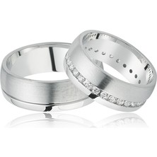 Öz Alyans Bayan Gümüş Alyans (Bayan) 925