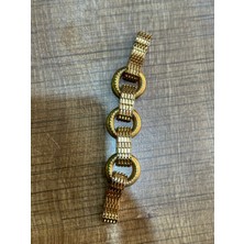 Gönülden Tasarım 13X3 cm Altın Sarı Giyim Çanta Hobi Dikiş Aksesuarı