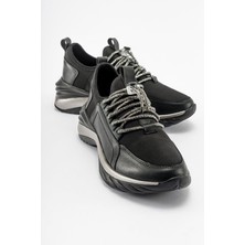 Ccway Taş Bağcıklı Kadın Spor Ayakkabı SİYAH SİYAH