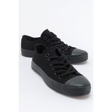 Ccway Kadın Keten Spor Ayakkabı SİYAH SİYAH