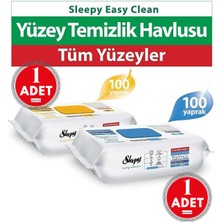 Sleepy Easy Clean Çamaşır Suyu Katkılı ve Arap Sabunu Katkılı Yüzey Temizlik Seti
