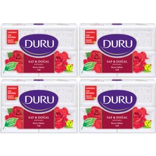 Duru Saf & Doğal Kaynaklı Gül 16 Adet Beyaz Kalıp Sabun 4x600gr