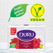 Duru Saf & Doğal Kaynaklı Gül 16 Adet Beyaz Kalıp Sabun 4x600gr