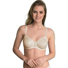 Yeni İnci 1710 Balenli Süngersiz Nefes Alan Toparlayıcı Sütyen Ten Renkli