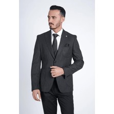 Guild Bonn Torba Cep Dokuma Ceket Lacivert
