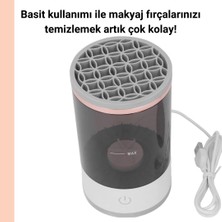 Brush Clean Pro Gaze Elektrikli Makyaj Fırçası Temizleme ve Kurutma Cihazı, USB Girişli, Otomatik Makyaj Fırçası Temizleme ve Kurutma Cihazı (Yurt Dışından)