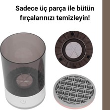 Brush Clean Pro Gaze Elektrikli Makyaj Fırçası Temizleme ve Kurutma Cihazı, USB Girişli, Otomatik Makyaj Fırçası Temizleme ve Kurutma Cihazı (Yurt Dışından)