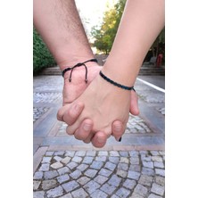 Gaıa&Amor Hematit Doğal Taş El Yapımı Çift Bileklik