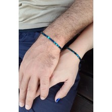 Gaıa&Amor Hematit Doğal Taş El Yapımı Çift Bileklik