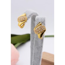 Latif Kuyumcu 22 Ayar Altın Küpe J Klips Kadın Küpe LKKP1205