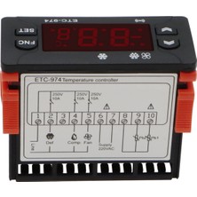 Humble 4x ETC-974 Dijital Sıcaklık Kontrol Cihazı Mikrobilgisayar Termostatları Termostat Soğutma Alarmı 220 V Ntc Sensörü (Yurt Dışından)