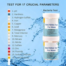 Humble Ev Için 17'si 1 Arada Komple Su Test Kiti, 100 Şerit + Içme Suyu Için 2 Su Test Kiti Kolay Test, Ph, Kurşun (Yurt Dışından)