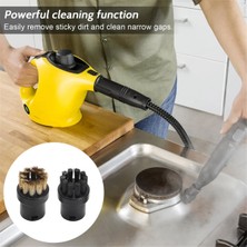 Humble Karcher Sc1 Sc2 Sc4 Sc5 Için Buharlı Temizleyici Aksesuarları, Fırça Ataşman Seti Yuvarlak Fırça Setlerini Içerir Düz Fırça Başlıkları (Yurt Dışından)