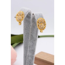 Latif Kuyumcu 22 Ayar Altın Küpe J Klips Kadın Küpe LKKP1212