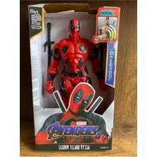 Avengers Deadpool Figür Işıklı Sesli Aksiyon Figür Oyuncak Deadpool Figür