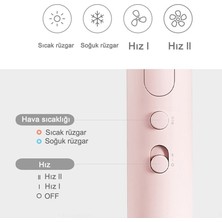 Xiaomi Mijia Negatif Iyon Saç Kurutma Makinesi H101 1600W - Beyaz