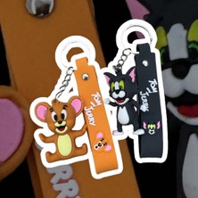 Unique Tom ve Jerry Slikon Anahtarlık Seti