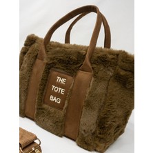 Çanta Evim The Bag Bqnjeur Peluş Çanta Tote Bag Peluş