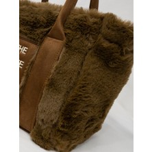 Çanta Evim The Bag Bqnjeur Peluş Çanta Tote Bag Peluş