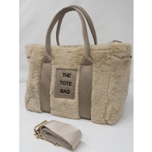 Çanta Evim The Bag Bqnjeur Peluş Çanta Tote Bag Peluş