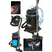 Powerwash VAC40P Tek Motorlu Islak Kuru Elektrikli Süpürge Makinası Vakum Özellikli