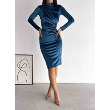 Bal Collection Kadife Modeli Elbise