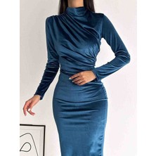 Bal Collection Kadife Modeli Elbise