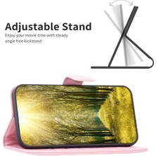 Seashell Digital Samsung Galaxy S21+5G Cüzdan Kapağı Için, Basılı Eşkenar Dörtgen Desen Yumru Geçirmez Standı Mat Pu Deri Vaka Pembe (Yurt Dışından)