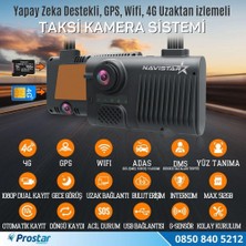 Navistar Uzaktan Izlemeli 2 Kameralı Wifi Gps 4g Yapay Zeka Destekli Ak?