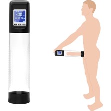 Love Glow Erotıca LCD Ekran Dijital Göstergeli Profesyonel Tam Otomatik Penis Vakum Pompası