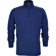 Raymons Erkek Spor Düz Fermuarlı Yaka Kazak R22949 BGL-ST03181