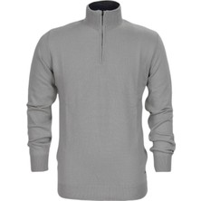 Raymons Erkek Spor Düz Fermuarlı Yaka Kazak R22949 BGL-ST03181