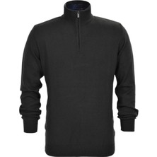 Raymons Erkek Spor Düz Fermuarlı Yaka Kazak R22949 BGL-ST03181