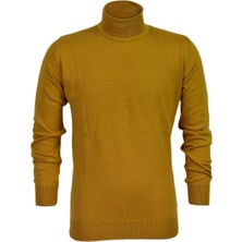 Raymons Erkek Spor Düz Balıkçı Yaka Kazak R21010 BGL-ST03179
