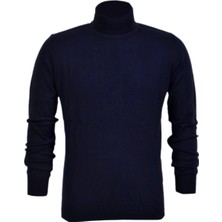 Raymons Erkek Spor Düz Balıkçı Yaka Kazak R21010 BGL-ST03179