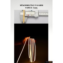 OEM Cob Şerit LED Ultra İnce 5 mm Kalınlık Neon Gibi Yanar