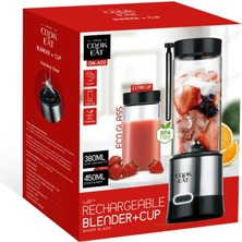 Filli Kutum Taşınabilir Metal Kişisel Blender Shake'n Smoothies Blender Keskin Bıçaklı Ekstra Cup