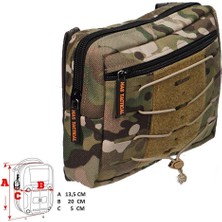 Mas Tactical Yatay Yardımcı Cep (Multicam) - Xl