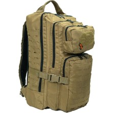 Mas Tactical Outdoor Sırt Çantası - 18 Litre (Kamp, Trekking, Dağcı, Avcı, Taktik Çanta) Tan Rengi