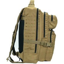 Mas Tactical Outdoor Sırt Çantası - 18 Litre (Kamp, Trekking, Dağcı, Avcı, Taktik Çanta) Tan Rengi