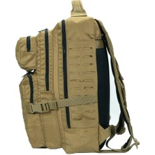 Mas Tactical Outdoor Sırt Çantası - 18 Litre (Kamp, Trekking, Dağcı, Avcı, Taktik Çanta) Tan Rengi