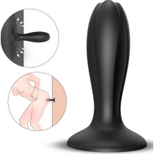 Love Glow Gene Güçlü Vantuzlu Dong Silikon Anal Plug